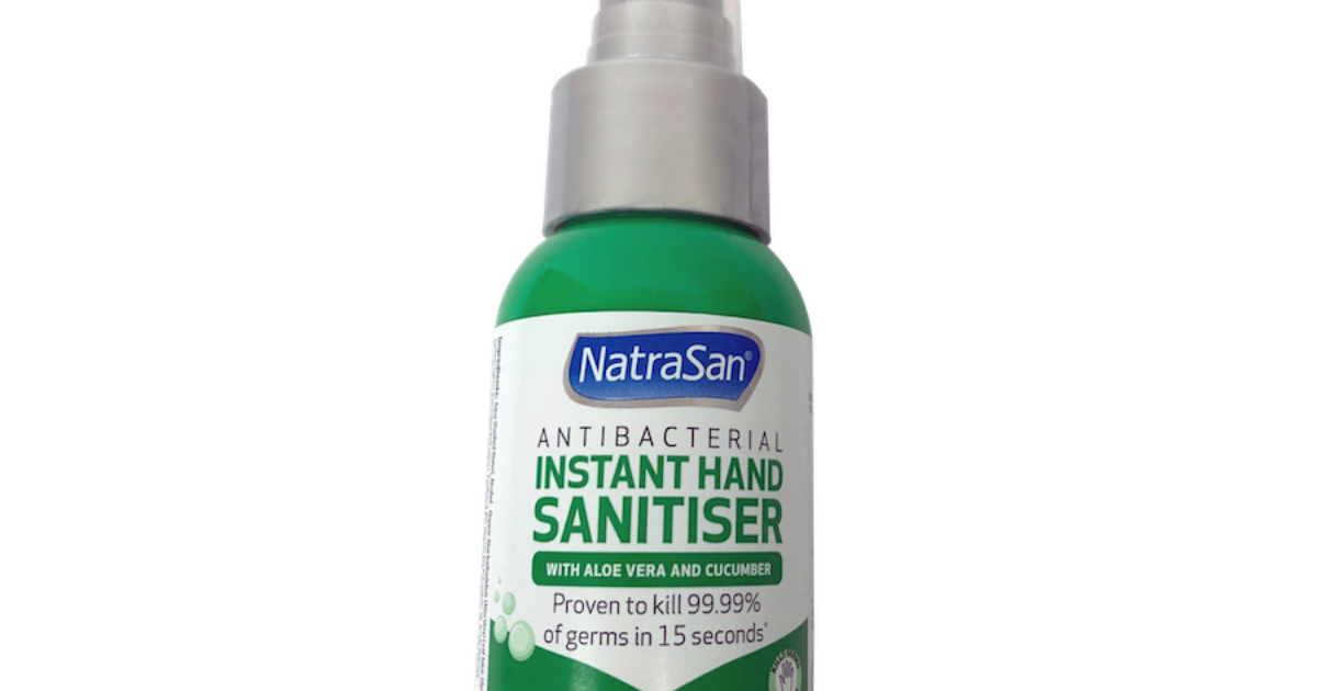 NatraSan Antibacterial Instant Hand Sanitiser Spray Aloe ...